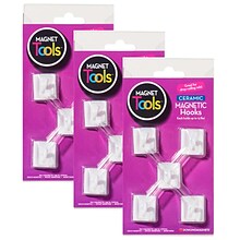 Dowling Magnets Ceramic Magnetic Ceiling Hooks, 5 Per Pack, 3 Packs (DO-735008-3)