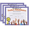 Hayes Publishing Certificate of Perfect Attendance, 30 Per Pack, 3 Packs (H-VA613-3)