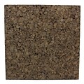 Flipside Products Dark Cork Tiles, 12 x 12, Brown, 4 Per Pack, 2 Packs (FLP12058-2)