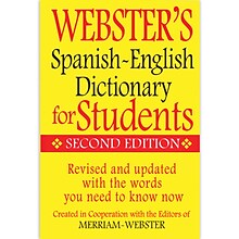 Spanish-English Dictionary for Students, Second Edition, Paperback, Pack of 6 (9781596951655)
