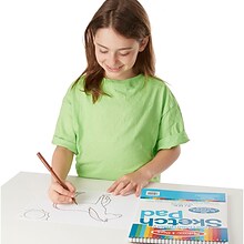 Melissa & Doug Portfolio Quality Sketch Pad, 9 x 12, White, Pack of 6 (LCI4194-6)