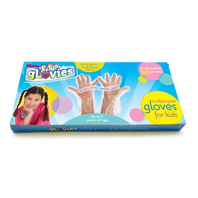 gLovies Multipurpose Disposable Gloves, 50/Box, 3 Boxes (MKBLX002B50-3)