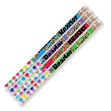 Musgrave Pencil Company Super Reader Motivational Pencils, 12/Pack, 12 Packs (MUS2339D-12)