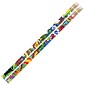 Musgrave Pencil Company Super-Duper Heroes Motivational Pencil, #2 Lead, 12/Pack, 12 Packs (MUS2539D-12)