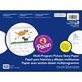 Pacon® Multi-Program Picture Story Paper, 12 x 9, Handwriting Paper, White, 500 Sheets Per Pack, 2
