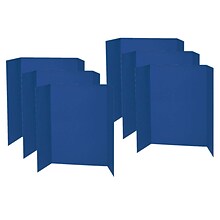 Pacon Corrugated Cardboard Presentation Board, 48 x 36, Blue, 6 Pack (PAC3767-6)