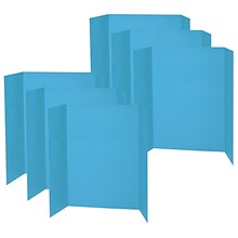 Pacon Presentation Board, Sky Blue, Single Wall, 48 x 36, Pack of 6 (PAC3771-6)