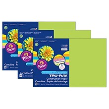 Tru-Ray 12 x 18 Construction Paper, Assorted Hot Colors, 50 Sheets/Pack, 3 Packs (PAC6597-3)