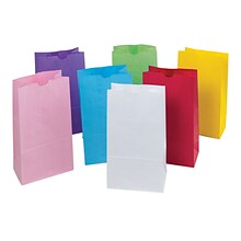 Rainbow® Kraft Bag, Assorted Pastels, 28 Per Pack, 3 Packs (PAC72130-3)
