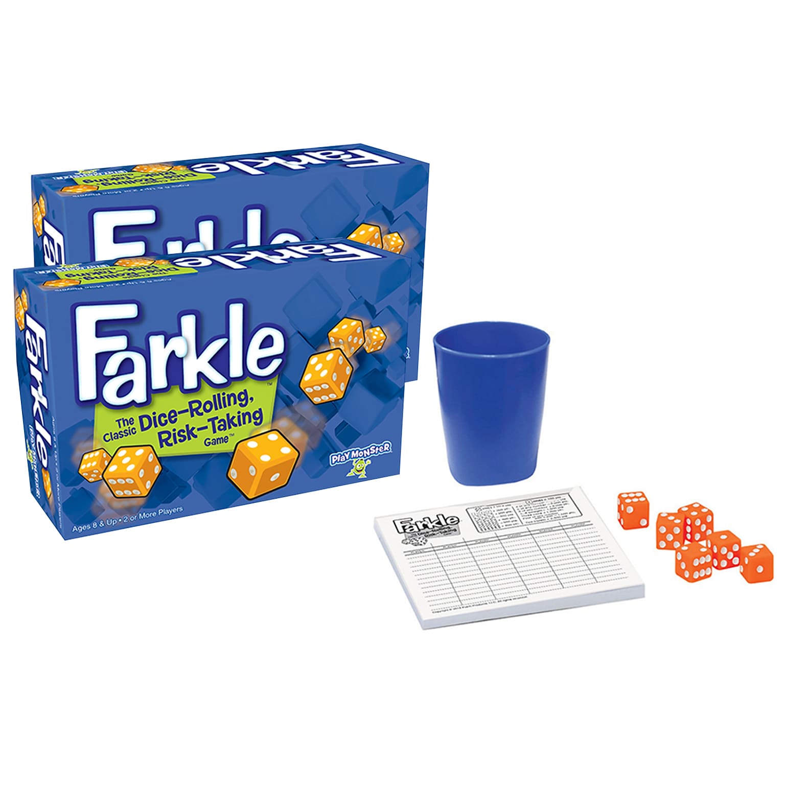 PlayMonster Farkle Game, Pack of 2 (PAT6910-2)