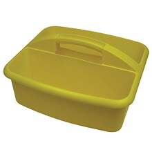 Romanoff Plastic Large Utility Caddy, 12.75 x 11.25 x 6.75, Yellow, Pack of 3 (ROM26003-3)