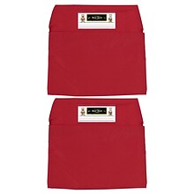 Seat Sack® Laminated Fabric Small Seat Sack, 12, Red, 2/Bundle (SSK00112RD-2)