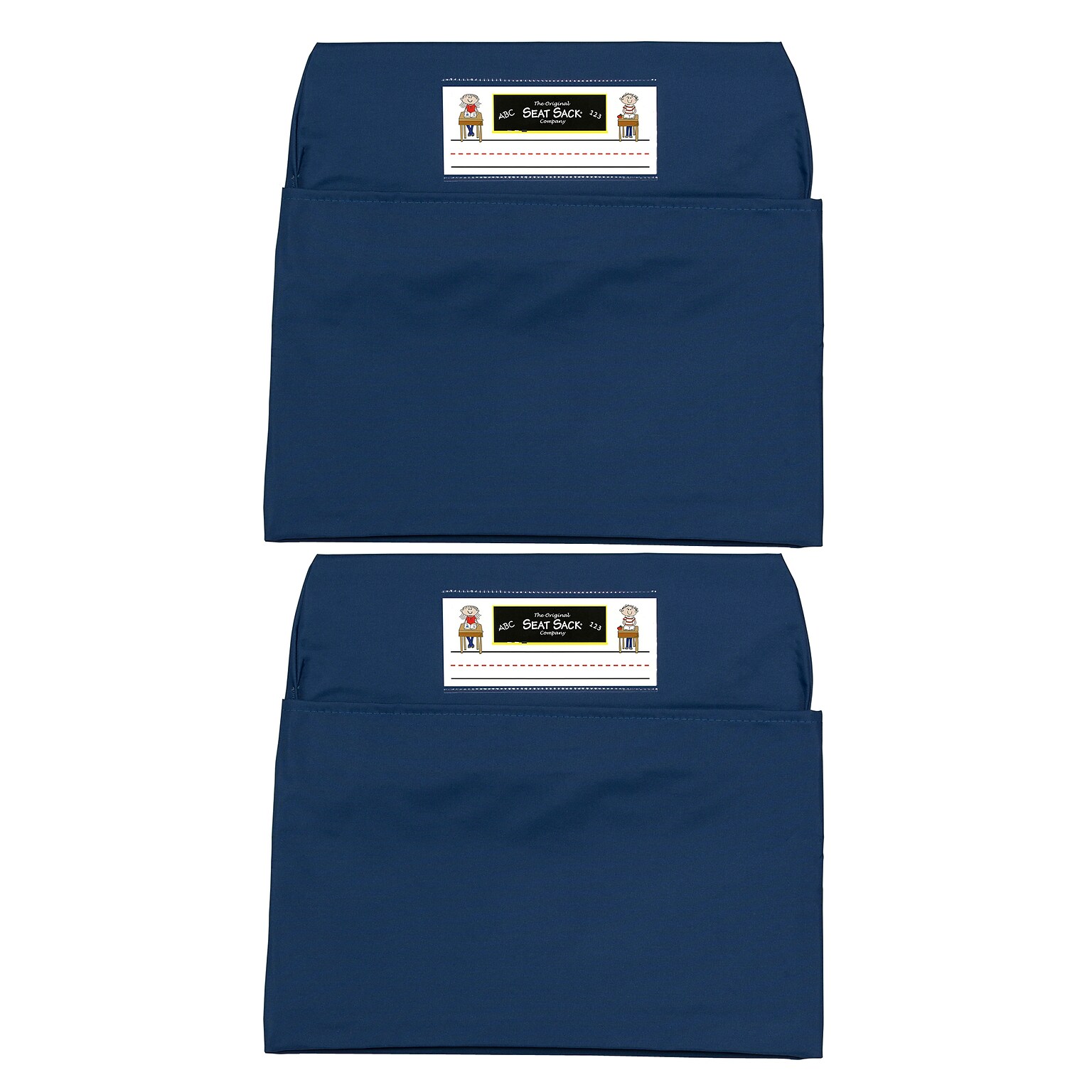 Seat Sack® Laminated Fabric Standard Seat Sack, 14, Blue, 2/Bundle (SSK00114BL-2)