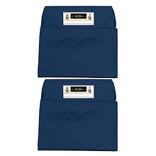 Seat Sack® Laminated Fabric Large Seat Sack, 17, Blue, 2/Bundle (SSK00117BL-2)