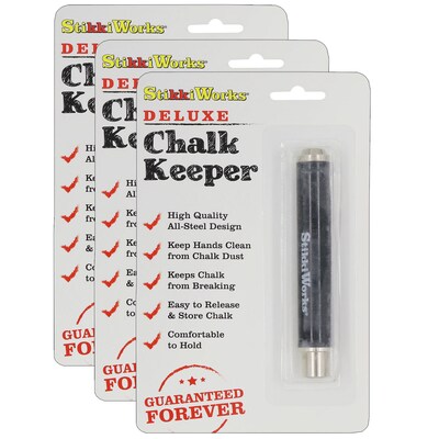 StikkiWorks Deluxe Chalk Keeper, Pack of 3 (STK33011-3)