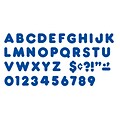 TREND 4 Casual Uppercase Ready Letters, Blue, 71 Characters/Pack, 6 Packs (T-1602-6)