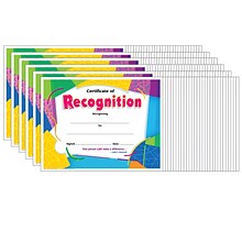 TREND Certificate of Recognition Colorful Classics Certificates, 30 Per Pack, 6 Packs (T-2965-6)
