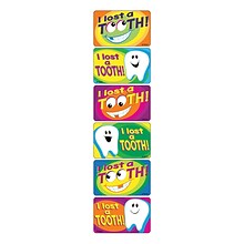 TREND I Lost a Tooth Large Applause STICKERS, 30 Per Pack, 12 Packs (T-47313-12)