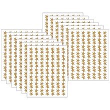 Teacher Created Resources Gold Stars Foil Stickers, 294 Per Pack, 12 Packs (TCR1276-12)