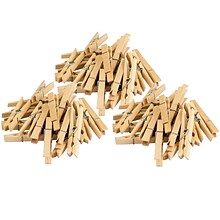 Teacher Created Resources 2.87 Clothespins, Natural, 50 Per Pack, 3 Packs (TCR20932-3)