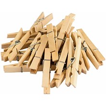 Teacher Created Resources 2.87 Clothespins, Natural, 50 Per Pack, 3 Packs (TCR20932-3)
