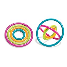 The Pencil Grip™ Gyrobi, Plastic Ring Fidget Toy, Multicolored, Pack of 6