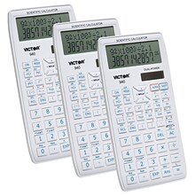 Victor Scientific Calculator with 2 Line Display, 3/Bundle (VCT940-3)