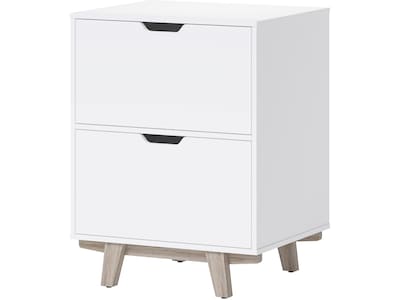 Thomasville Furniture Whitney 2-Drawer Lateral File Cabinet, Letter/Legal, White, 23.75" (SPLS-WHLF-TV)