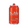 Bubly Strawberry Flavor Sparkling Seltzer Water, 12 fl. oz., 8 Cans/Pack, 3 Packs/Carton (17142)