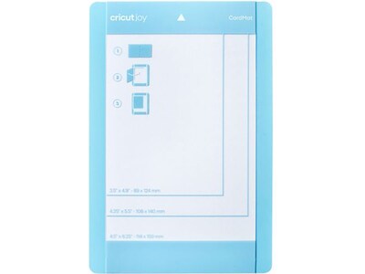Cricut Joy Card Machine Mat, 6.25" x 4.5", Blue (2007809)