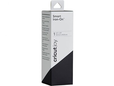 Cricut Joy Smart Iron-On, 24 x 5.5, Black (2007202)