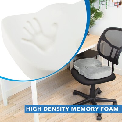 Mount-It! ErgoActive Memory Foam Seat Cushion, Gray (MI-1101)