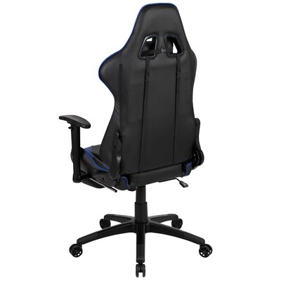 Flash Furniture X30 Ergonomic LeatherSoft Swivel Gaming Chair, Blue (CH187230BL)