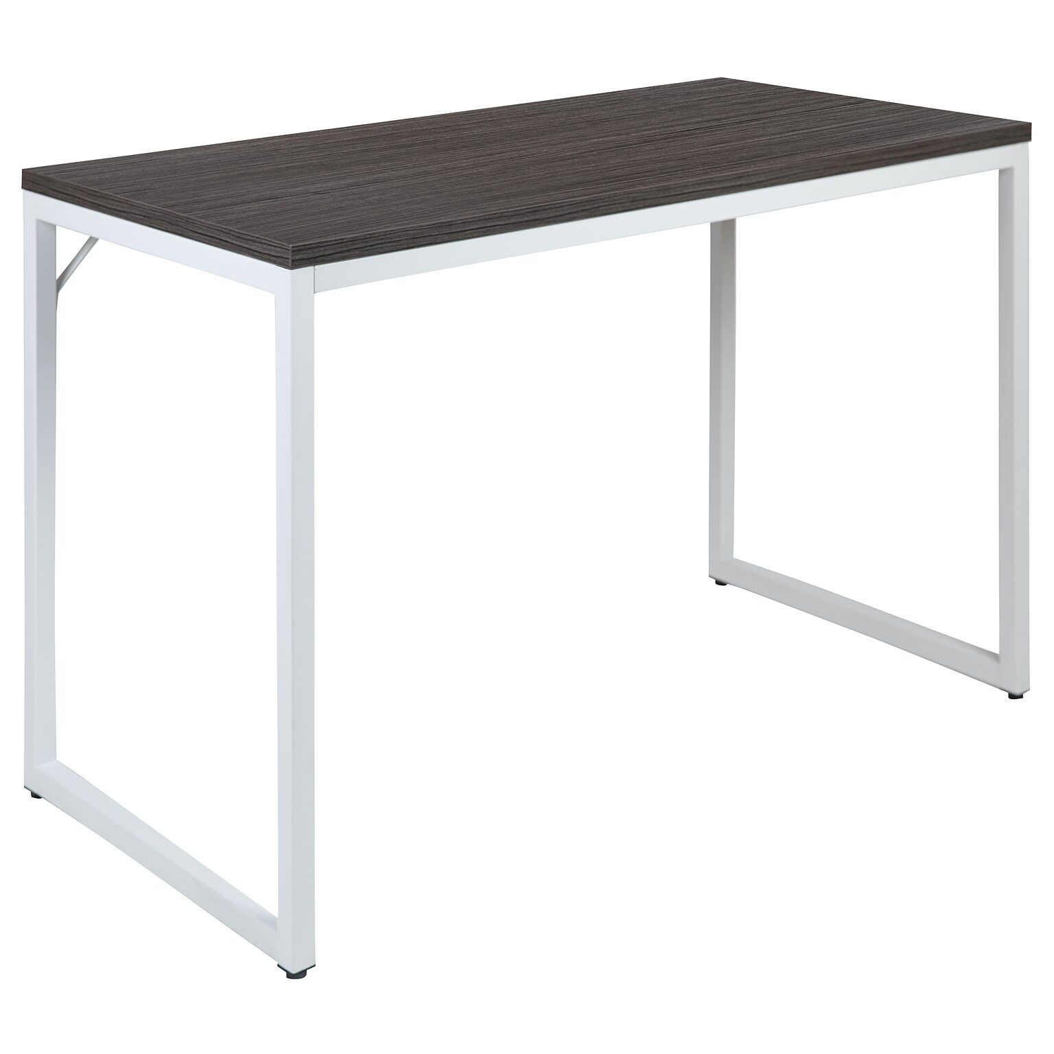 Flash Furniture 47 Tiverton Industrial Modern Commercial Grade Office Computer Desk, Gray (GCGF156W12GRY)