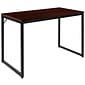 Flash Furniture 47" Tiverton Industrial Modern Commercial Grade Office Computer Desk, Red (GCGF15612MHG)