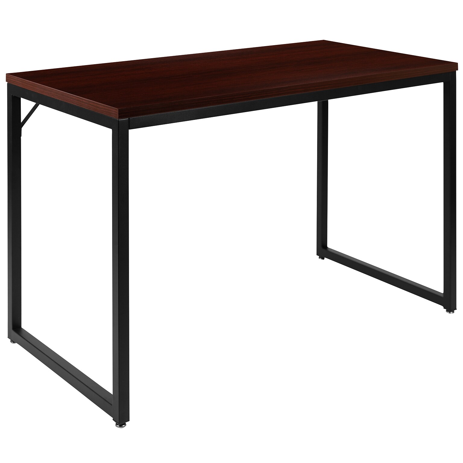 Flash Furniture 47 Tiverton Industrial Modern Commercial Grade Office Computer Desk, Red (GCGF15612MHG)