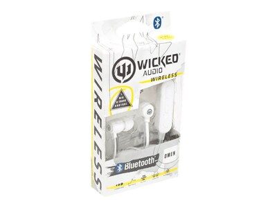 Wicked Audio Omen Wireless Stereo, White (WI-BT1755)