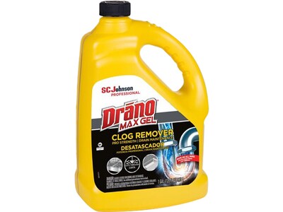Drano Max Gel Clog Remover Drain Cleaner, 1 Gal. (696642EA)
