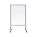 Safco Impromptu Freestanding Mobile Partition, 72H x 42W, Clear Acrylic (8510GRCL)