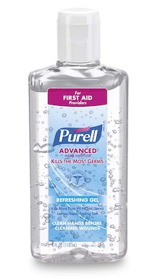 PURELL® Advanced Refreshing 4 oz. Gel Hand Sanitizer, 24/Carton (9651-24)