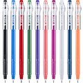 Pilot FriXion Ball ColorSticks Erasable Gel Pens, Fine Point, Assorted Ink, 10/Pack (32454)