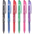 Pilot FriXion Point Erasable Gel Pens, Extra Fine Point, Assorted Ink, 6/Pack (46524)