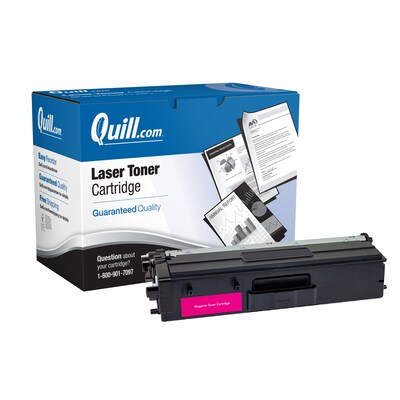 Quill Brand® Brother TN433 Remanufactured Magenta Laser Toner Cartridge, High Yield (TN433M)