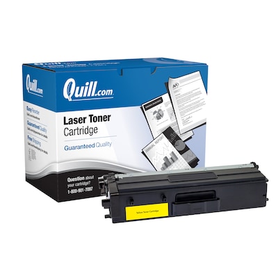 Quill Brand® Brother TN436 Remanufactured Yellow Laser Toner Cartridge, Extra High Yield (TN436Y)