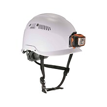 Ergodyne Skullerz 8975 Class C Safety Helmet & LED Light with MIPS Technology, 6-Point Suspension, W