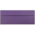 JAM Paper #10 Business Envelope, 4 1/8 x 9 1/2, Dark Purple, 25/Pack (563912516)