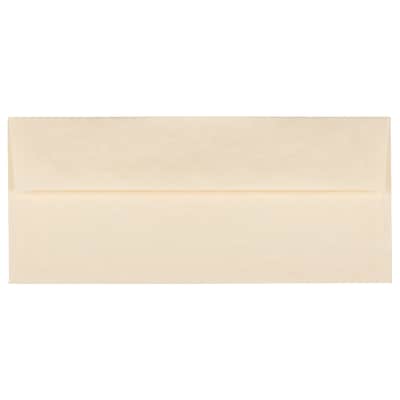 JAM Paper #10 Business Envelope, 4 1/8 x 9 1/2, Natural, 25/Pack (900926651)