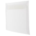 JAM Paper #13 Booklet Envelope, 10 x 13, Clear, 25/Pack (900840420)