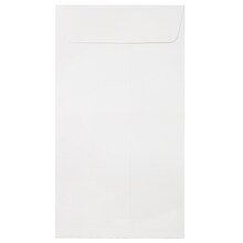 JAM Paper #16 Currency Envelope, 5 7/8 x 12, White, 1000/Carton (416211891B)