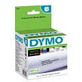 DYMO LabelWriter 30321 Large Mailing Address Labels, 3-1/2 x 1-4/10, Black on White, 260 Labels/Ro